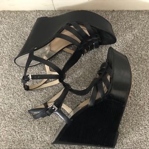 MICHAEL Michael Kors Georgie Leather Wedges